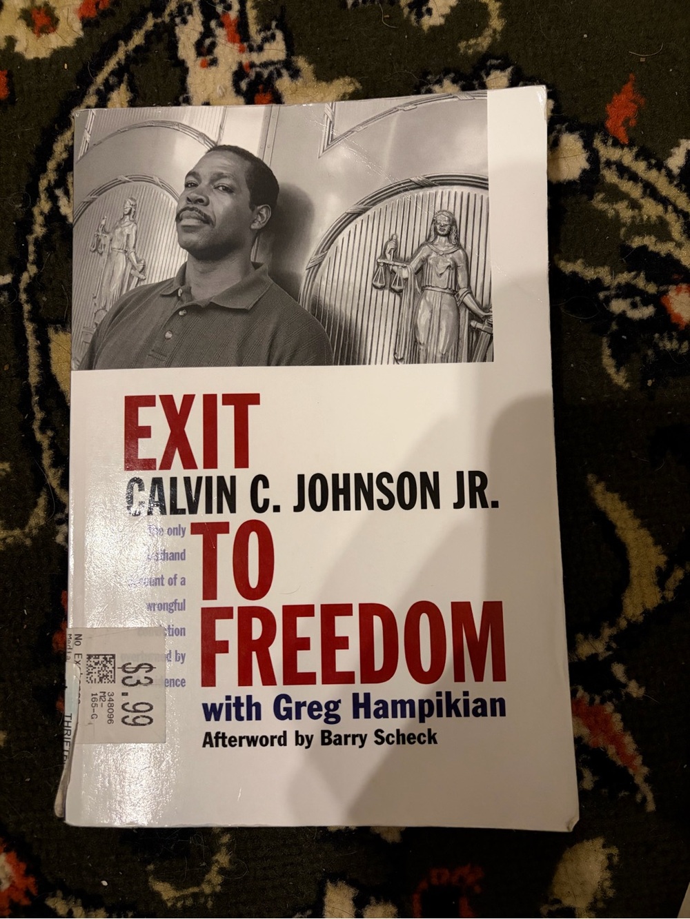 Exit to Freedom by Calvin C. Johnson Jr. - White & Red Cover